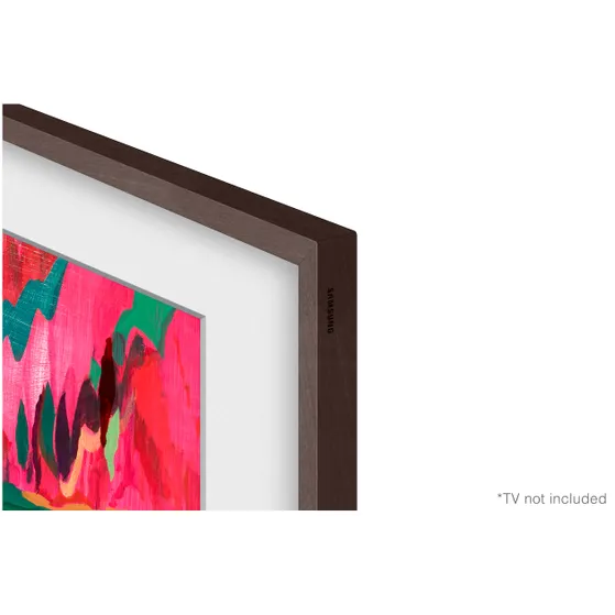 Samsung Verwisselbare lijst 75 inch The Frame Modern – Walnoothout look (2021-2025) Walnoot