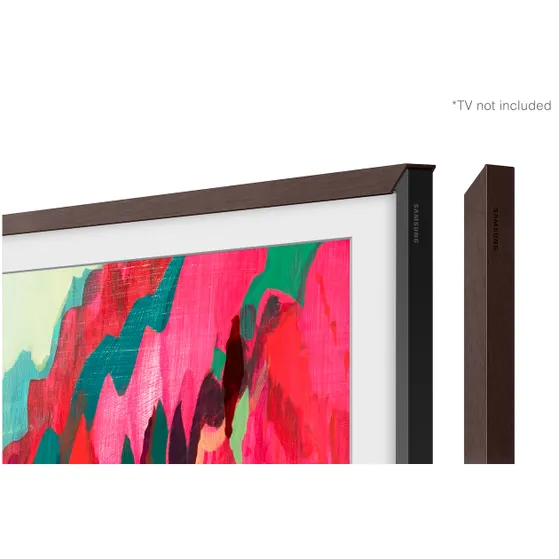 Samsung Verwisselbare lijst 75 inch The Frame Modern – Walnoothout look (2021-2025) Walnoot