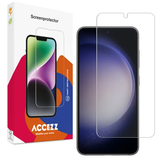 Accezz Gehard Glas Screenprotector Samsung Galaxy S22 / S23 Transparant