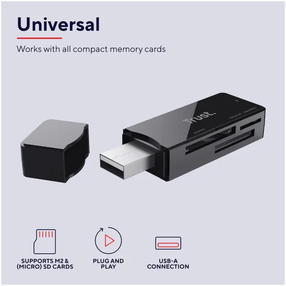 Trust Primo Universele 70W-laptopoplader Zwart