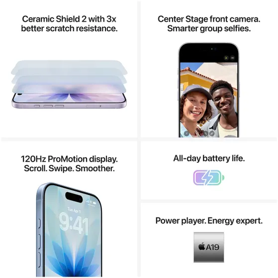 Apple iPhone 17 256GB Lavendel