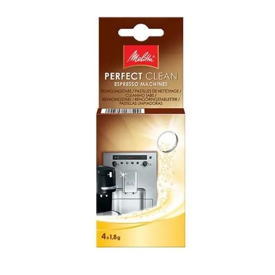 Melitta Perfect Clean Espresso Tabs 4 x 1,8 gr. Wit