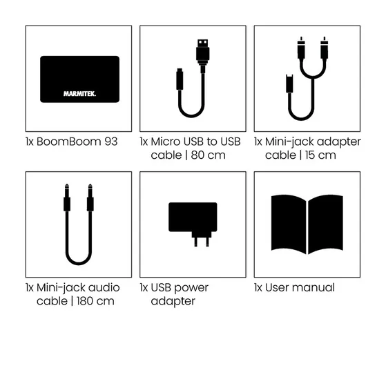 Marmitek BoomBoom 93 Zwart