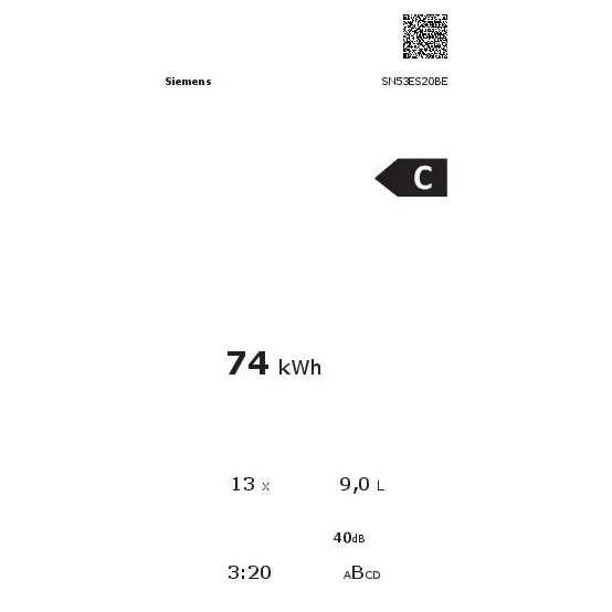 Siemens SN53ES20BE extraKlasse