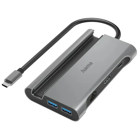 Hama USB-C Hub  Connect2Mobile  Multiport 7 Ports Antraciet