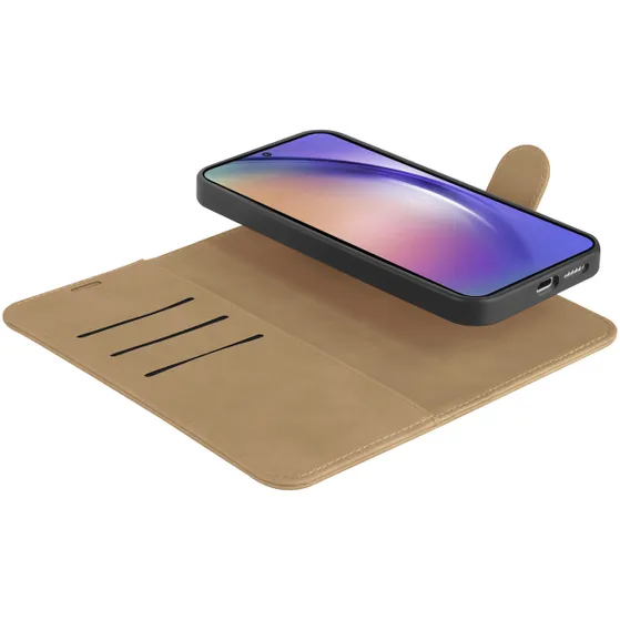 Just in Case Wallet Case 2 in 1 voor Samsung A35 Taupe