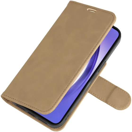Just in Case Wallet Case 2 in 1 voor Samsung A35 Taupe