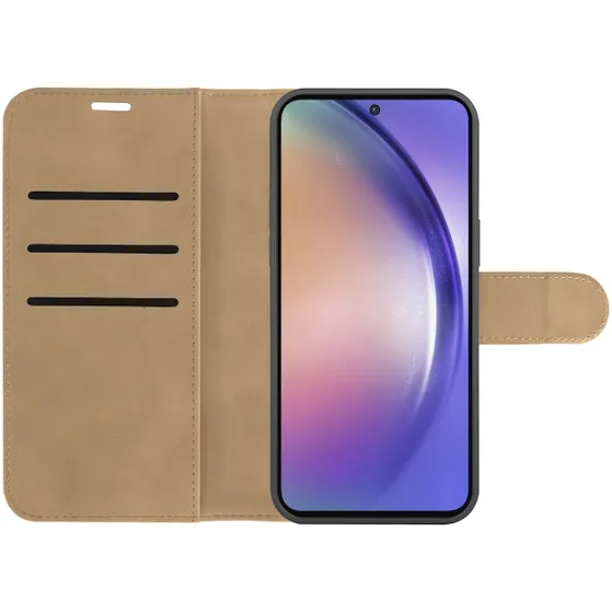 Just in Case Wallet Case 2 in 1 voor Samsung A35 Taupe
