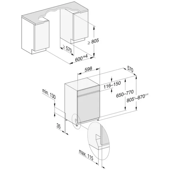 Miele G 5832 SCi MER ED230 1,9 CS Selection