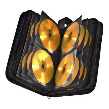 Hama CD/DVD/Blu-ray wallet nylon 104 stuks Zwart