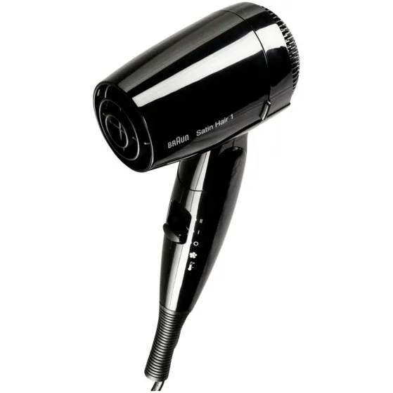 Braun HD130 Satin-Hair 1 Style&Go Zwart