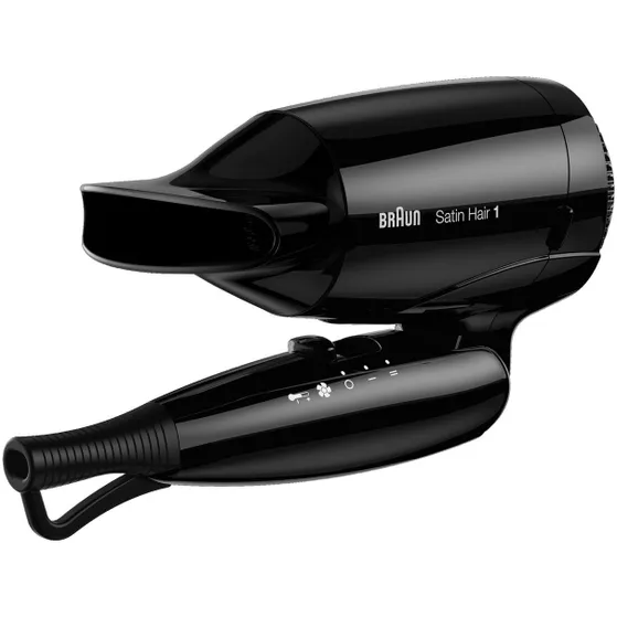 Braun HD130 Satin-Hair 1 Style&Go Zwart