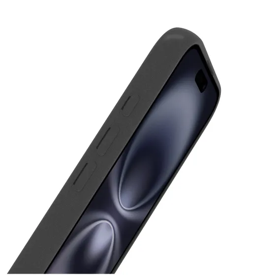 Just in Case Zero Soft TPU Case voor Apple iPhone 16 Zwart