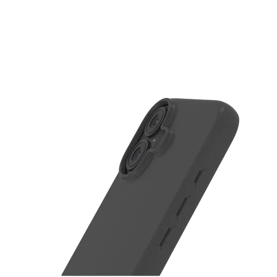 Just in Case Zero Soft TPU Case voor Apple iPhone 16 Zwart