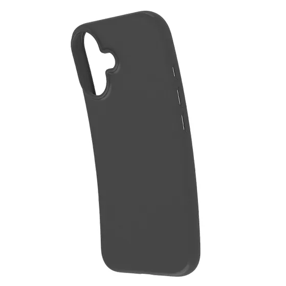 Just in Case Zero Soft TPU Case voor Apple iPhone 16 Zwart