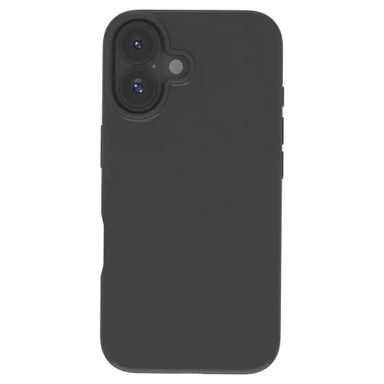 Just in Case Zero Soft TPU Case voor Apple iPhone 16 Plus Zwart