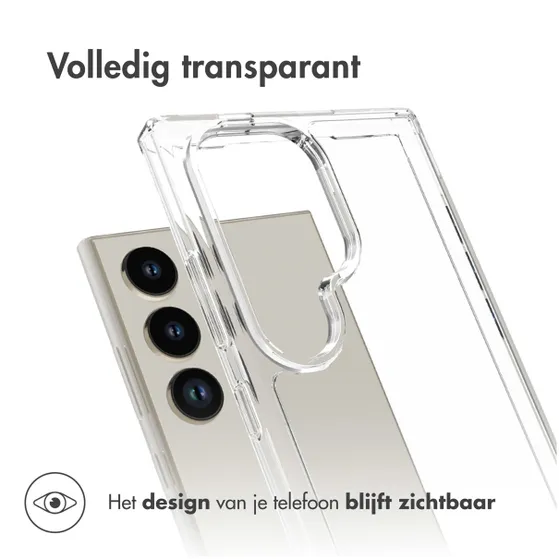 Accezz Xtreme Impact Backcover Samsung Galaxy S24 Ultra Transparant