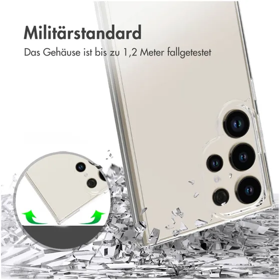 Accezz Xtreme Impact Backcover Samsung Galaxy S24 Ultra Transparant