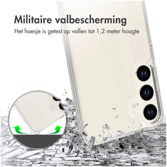 Accezz Xtreme Impact Backcover Samsung Galaxy S24 Plus Transparant