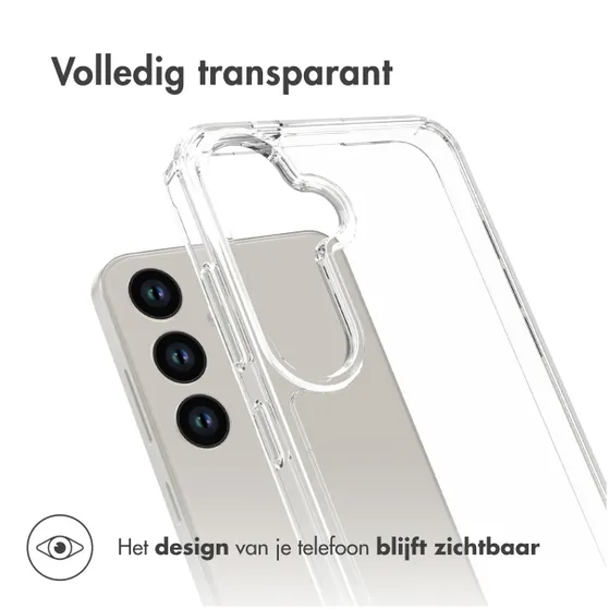 Accezz Xtreme Impact Backcover Samsung Galaxy S24 Plus Transparant