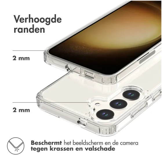 Accezz Xtreme Impact Backcover Samsung Galaxy S24 Plus Transparant