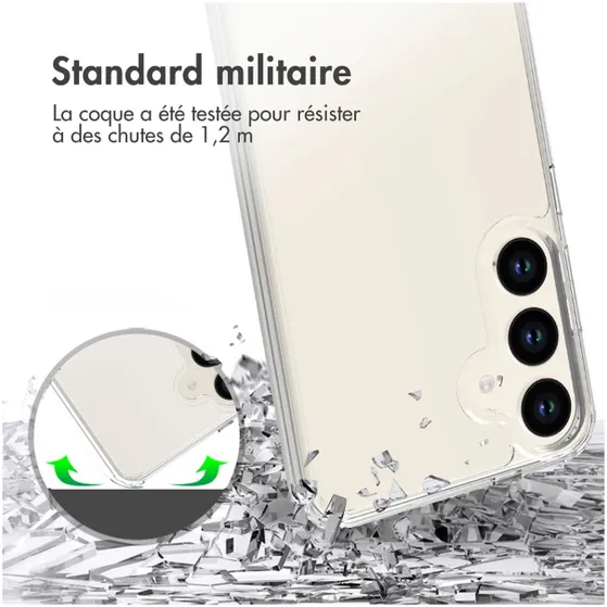 Accezz Xtreme Impact Backcover Samsung Galaxy S24 Plus Transparant
