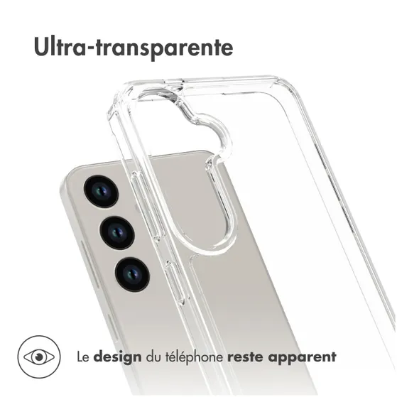 Accezz Xtreme Impact Backcover Samsung Galaxy S24 Plus Transparant
