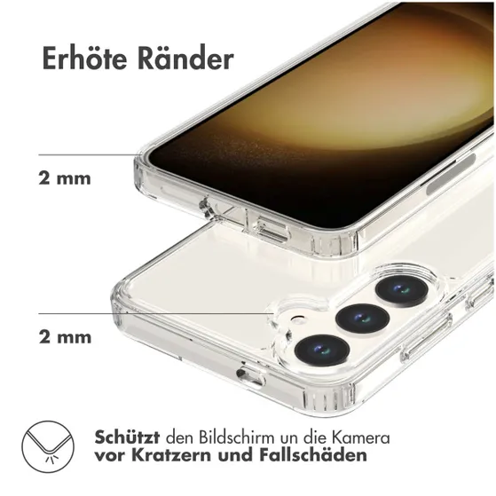 Accezz Xtreme Impact Backcover Samsung Galaxy S24 Plus Transparant