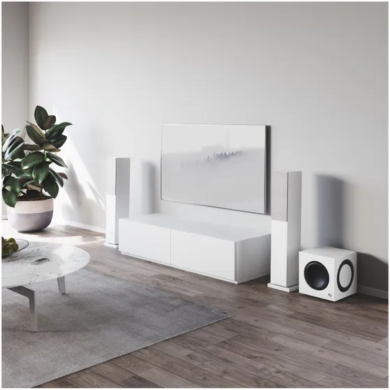 Audio Pro SW-10  Actieve Subwoofer 2x9" 200W Wit