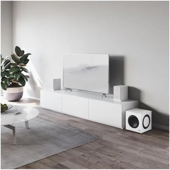 Audio Pro SW-10  Actieve Subwoofer 2x9" 200W Wit