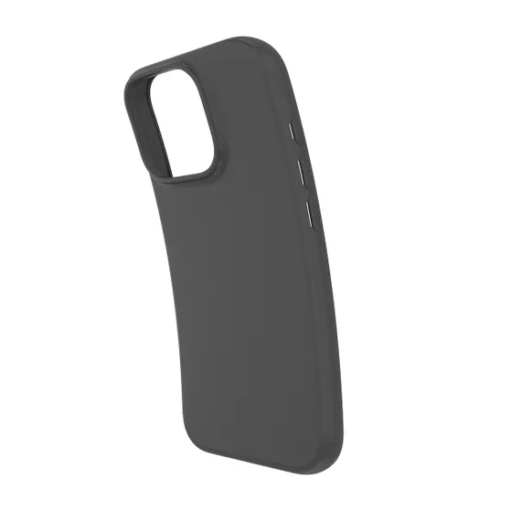 Just in Case Zero Soft TPU Case voor Apple iPhone 16 Pro Max Zwart