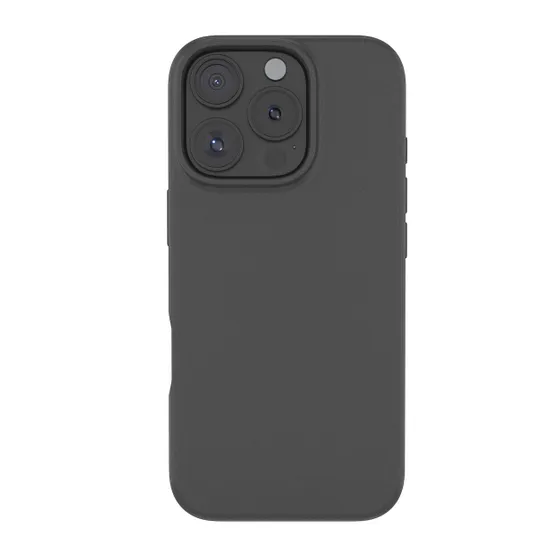 Just in Case Zero Soft TPU Case voor Apple iPhone 16 Pro Max Zwart