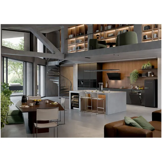 Smeg FAB28RBLM6 Zwart