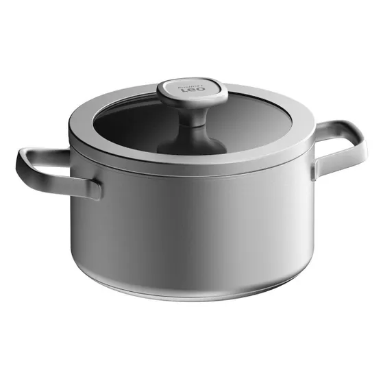 Berghoff Leo kookpan met deksel RVS 20x11cm