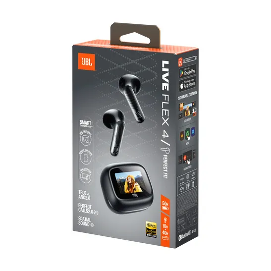 JBL Live Flex 4 Zwart