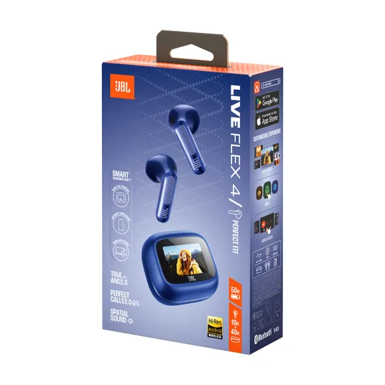 JBL Live Flex 4 Blauw