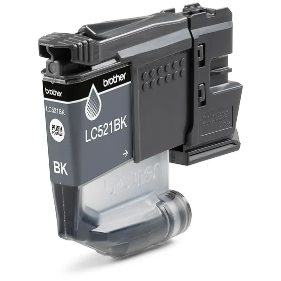 Brother LC-521BK Cartridge Zwart