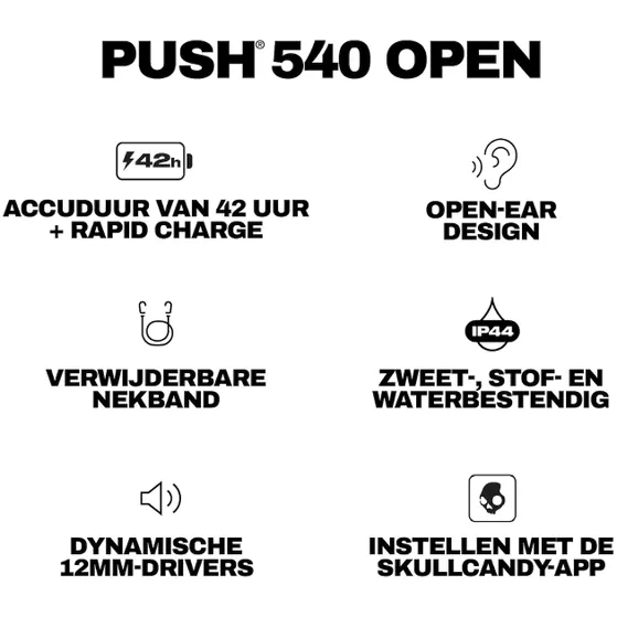 Skullcandy Push 540 Zwart