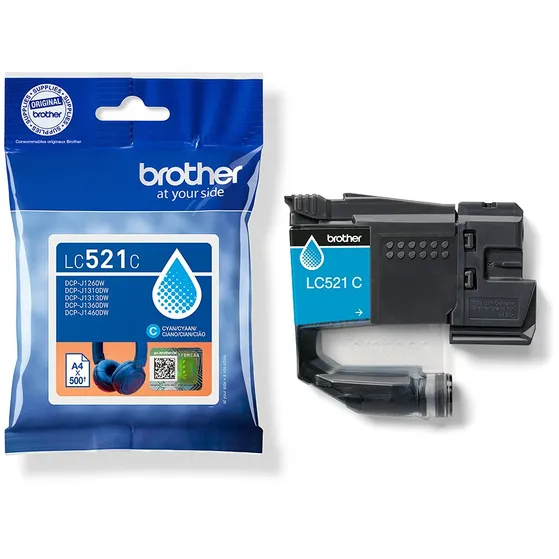Brother LC-521C Cartridge Cyaan