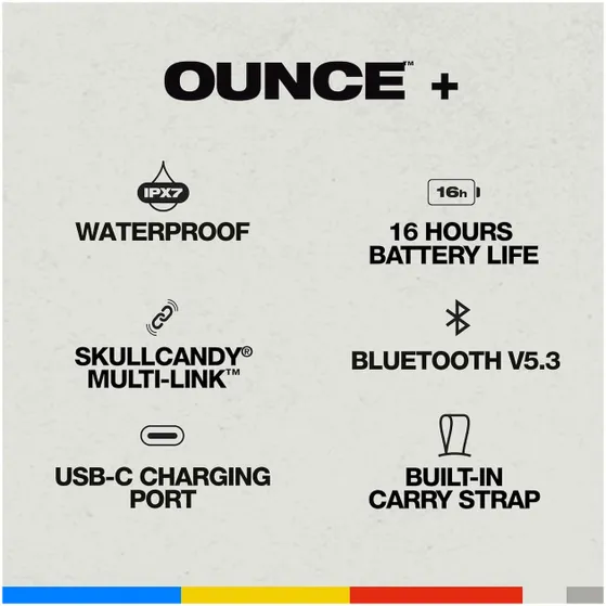 Skullcandy Ounce+ Zwart