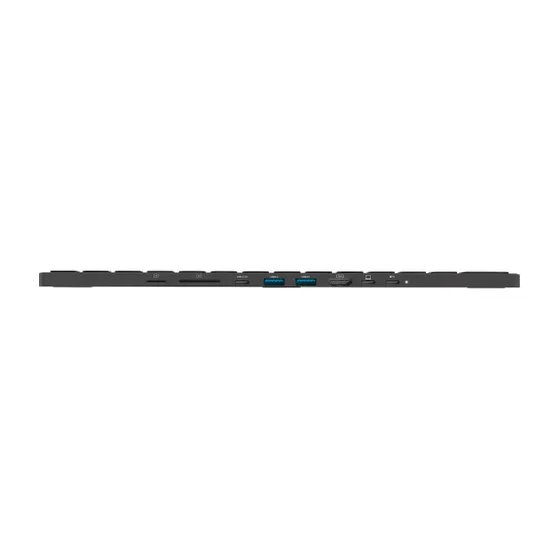 Rapoo Ultraslim Keyboard UCK-6001 Met 8 in 1 USB-C Multiport Hub Zwart