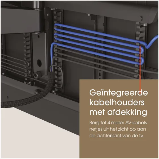 Vogels TVM 7675 MOTIONMOUNT Zwart