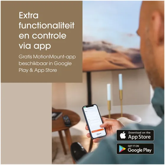 Vogels TVM 7675 MOTIONMOUNT Zwart