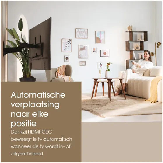 Vogels TVM 7675 MOTIONMOUNT Zwart