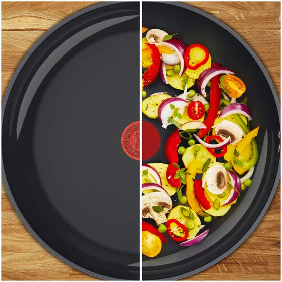 Tefal C47632 Hapjespan 24cm + deksel Change Black