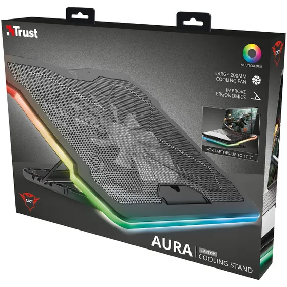 Trust GXT1126 AURA LAPTOP COOLING STAND