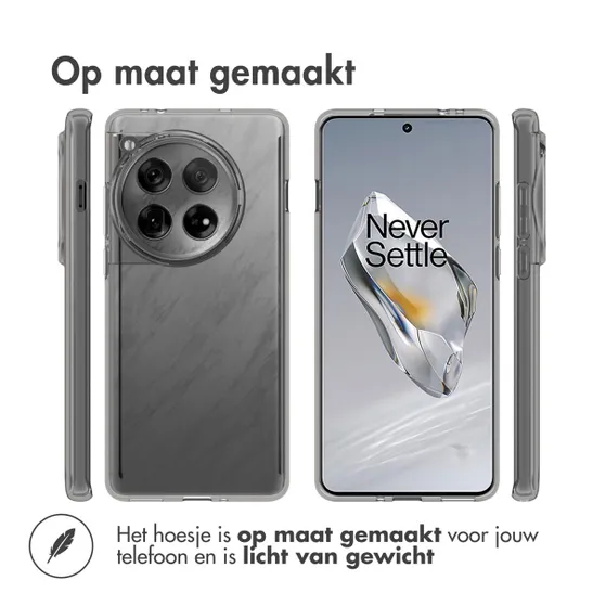 Accezz Clear Backcover OnePlus 12 Transparant