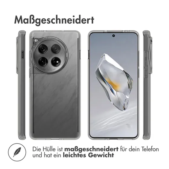 Accezz Clear Backcover OnePlus 12 Transparant