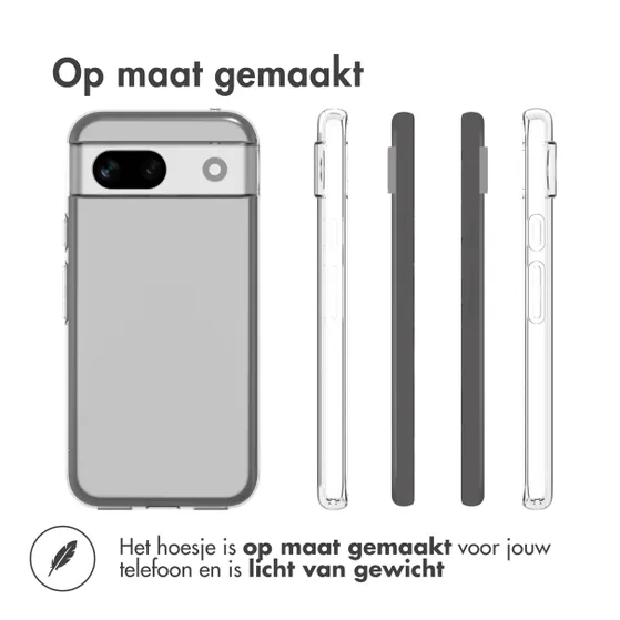 Accezz Clear Backcover Google Pixel 8a Transparant
