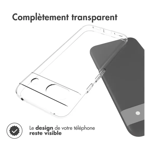 Accezz Clear Backcover Google Pixel 8a Transparant
